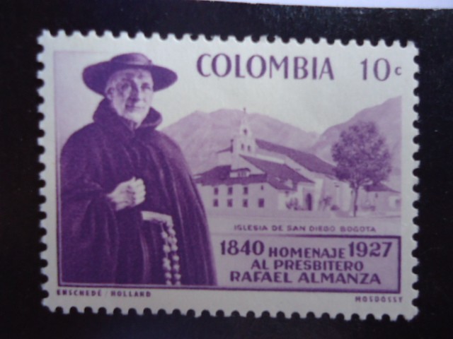 Scott/Colombia:695 - Homenaje al Presbitero Rafael Almanza (1840-1927)