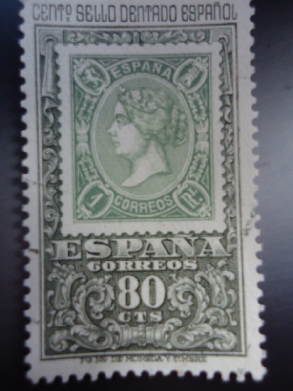 Ed:13276 - Centenario Sello Dentado Español - 