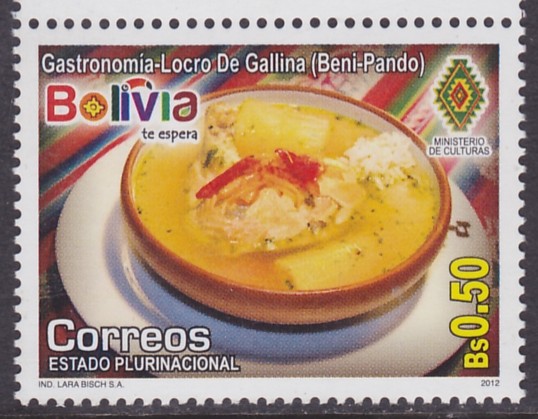 Gastronnomia Boliviana - Locro de Gallina
