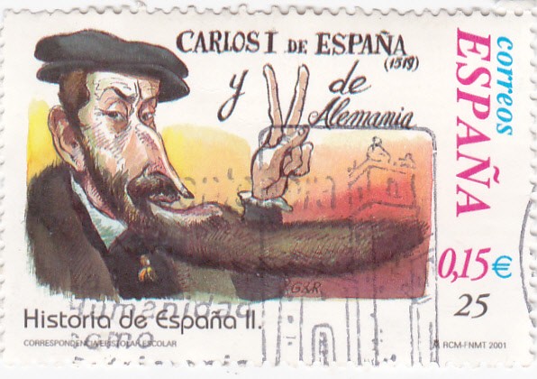 Historia de España  -CARLOS I de ESPAÑA y V de ALEMANIA( 1518)    (J)