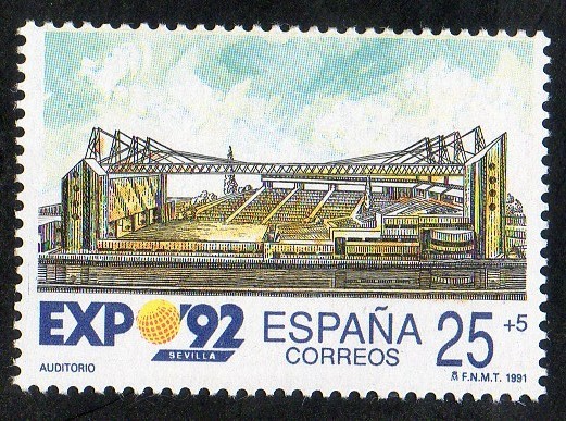 3101-  Exposición Universal de Sevilla 1992. Auditorio.