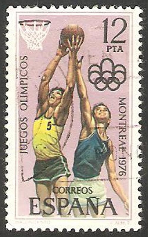 2343 - XXI juegos olimpicos en Montreal, baloncesto