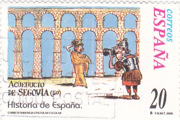 Historia de España  -ACUEDUCTO DE SEGOVIA (50)      (J)