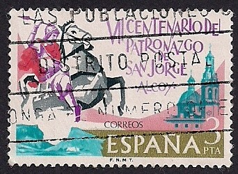 VII Cent. aparición de San Jorge en Alcoy