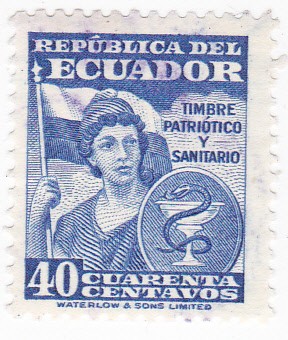 Timbre Patriótico y sanitario