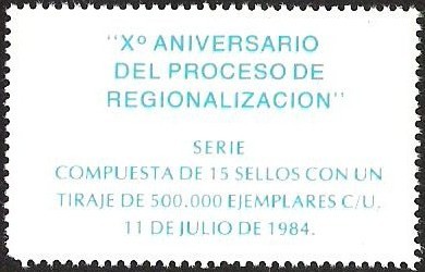 X° ANIVERSARIO DEL PROCESO DE REGIONALIZACION
