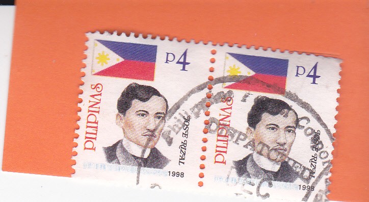 Bandera Nacional - y Jose Rizal, médico, escritor y héroe filipino