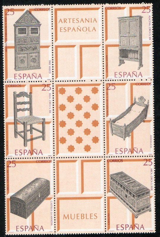 3127/32-  Artesania Española ( Muebles ).