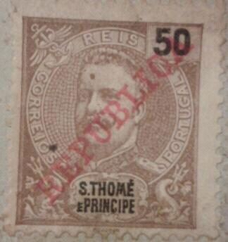 s.thome e principe correios republica 1914