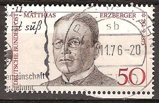 100a Nacimiento de Matthias Erzberger (1875-1921) escritor y político.