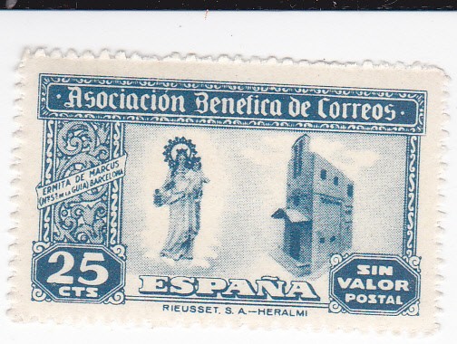 Asociación Benéfica de Correos-Ermita de Marcus-Sin valor postal-     (k)