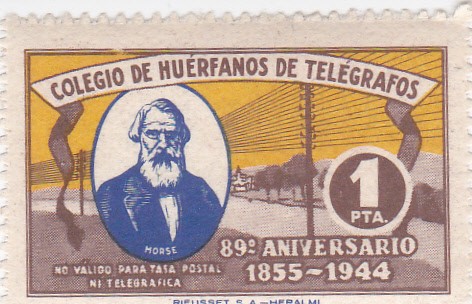 Colegio de Huerfanos de Telégrafos, 89 Aniversario de la Fundación del cuerpo-NO VALIDO PARA TASA PO