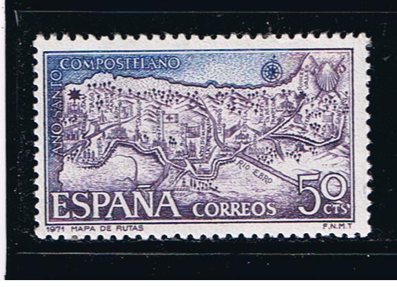 Edifil  2047  Año Santo Compostelano.  
