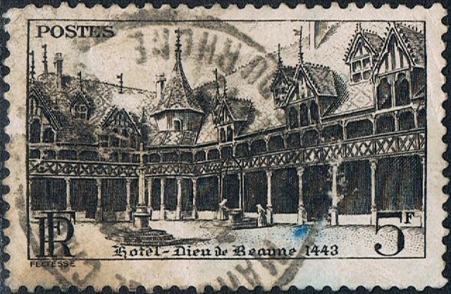 HOSPICIO DE BEAUME. PATIO INTERIOR. Y&T Nº 499