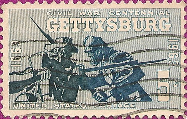 Centenario de la Guerra Civil. Centenario de la Batalla de Gettysburg.
