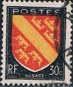 ESCUDOS DE PROVINCIAS. ALSACIA. Y&T Nº 756