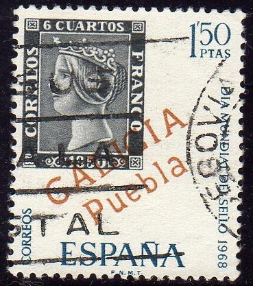 1968 Dia Mundial del Sello - Edifil:1869