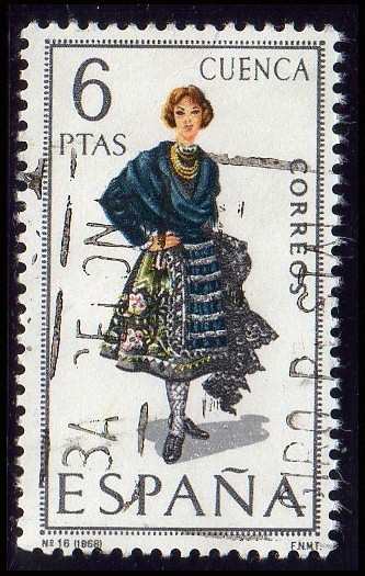 1968 Trajes Típicos. Cuenca - Edifil:1842