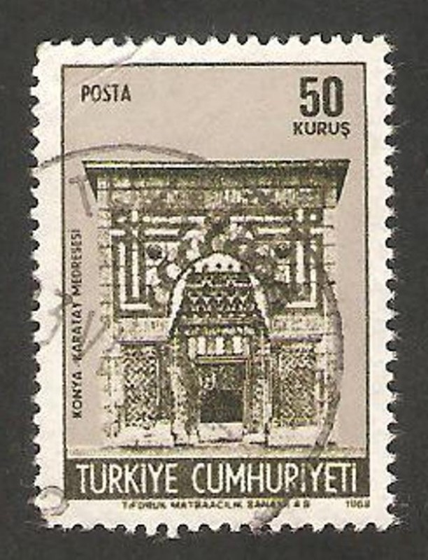 1899 -  Karatay  Medresesi en Konya