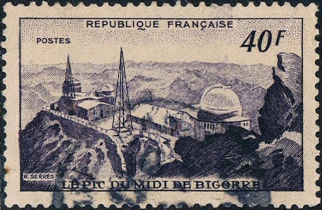 TURISMO 1951. PICO DEL MIDI DE BIGORRE. Y&T Nº 916