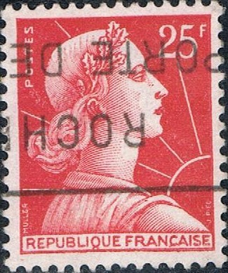 MARIANNE DE MULLER 1955-59. Y&T Nº 1011C