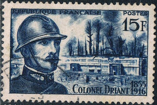 40º ANIV. DE LA MUERTE DEL CORONEL DRIANT. Y&T Nº 1052