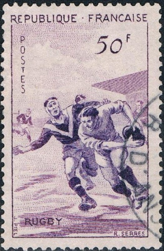 DEPORTES 1956. RUGBY. Y&T Nº 1074