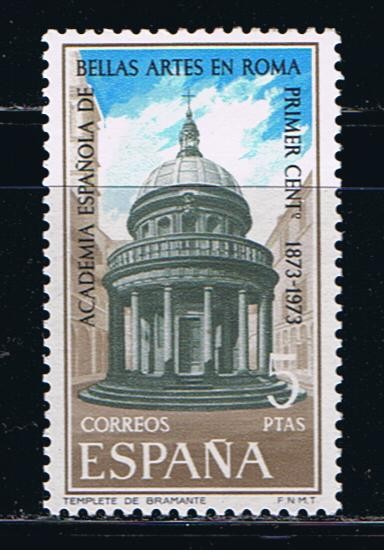 Edifil  2183  Primer centenario de la Academia Española de Bellas Artes en Roma.  