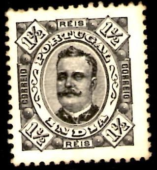 Portugal India 1895            King Carlos