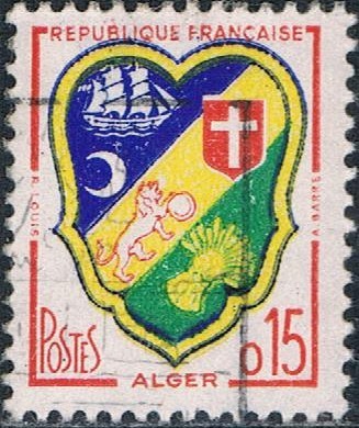 ESCUDOS DE PROVINCIAS 1960-61. ALGER. Y&T Nº 1232