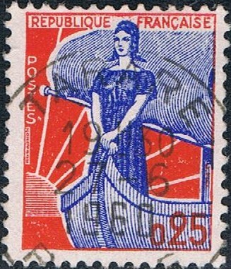 MARIANNE EN LA NAVE 1960-61. Y&T Nº 1234