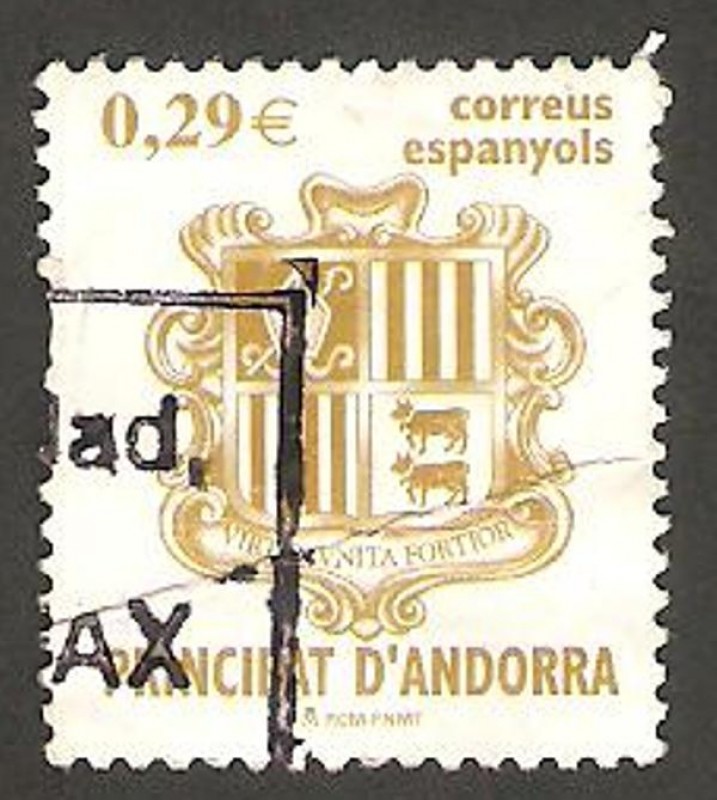 320 - Escudo del Principado de Andorra