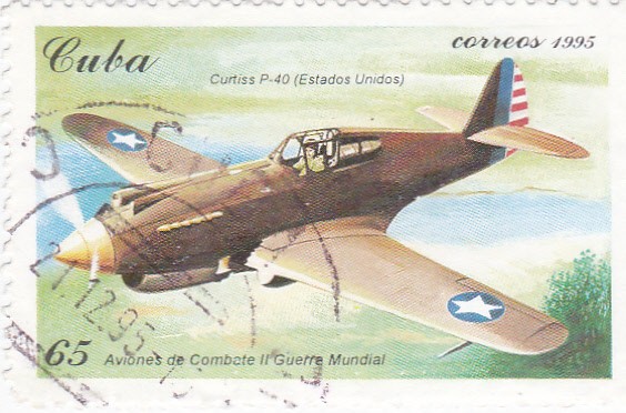 Aviones de Combate II Guerra Mundial- Curtiss P-40 (Estados Unidos)