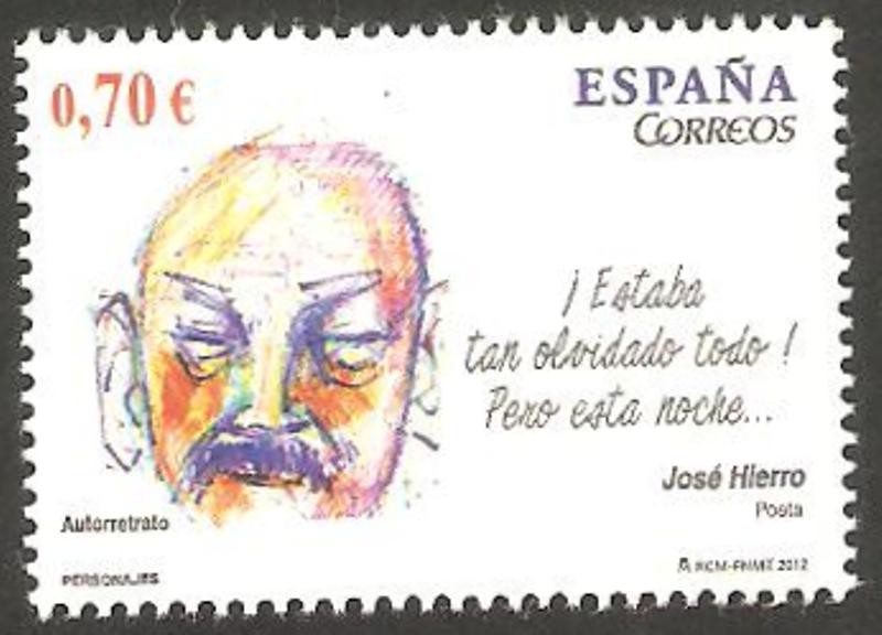 Autoretrato de José Hierro