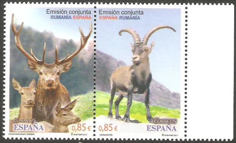 Emisión conjunta Rumanía España, Fauna salvaje