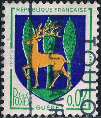 ESCUDOS DE PROVINCIAS 1962-65. GUÉRET. Y&T Nº 1351B