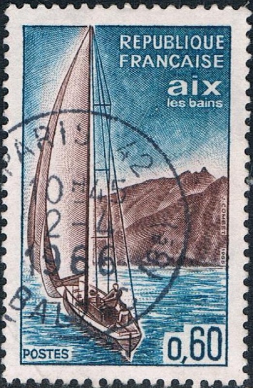 TURISMO 1965. AIX LES BAINS. Y&T Nº 1437