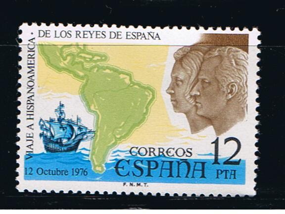 Edifil  2370  Viaje a Hispanoamérica de los Reyes de España.  