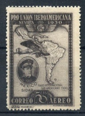 ESPAÑA 1930_586 PRO UNIÓN IBEROAMERICANA AEREO