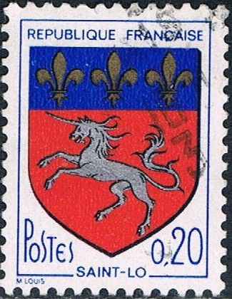 ESCUDOS DE PROVINCIAS 1966. SAINT LO. Y&T Nº 1510
