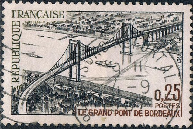 INAUGURACIÓN DEL GRAN PUENTE DE BORDEAUX. Y&T Nº 1524