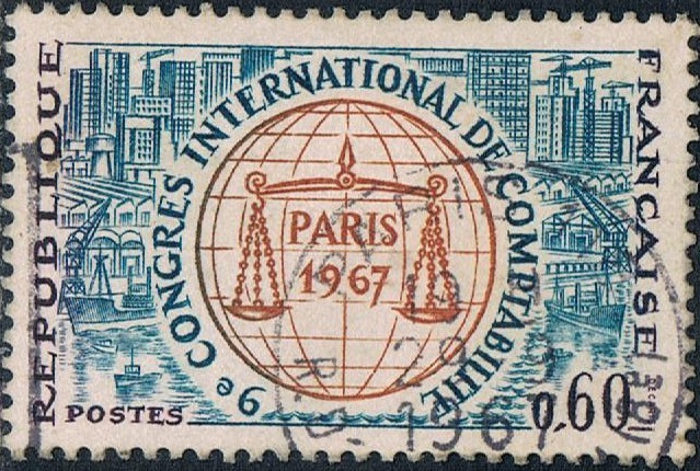 9º CONGRESO INTERNACIONAL DE CONTABILIDAD, EN PARIS. Y&T Nº 1529