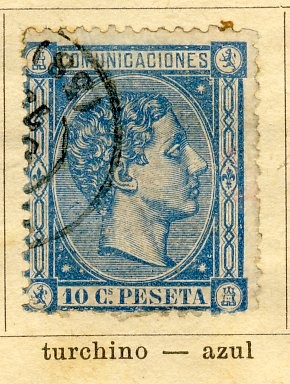Alfonso XII Ed 1875 Comunicaciones