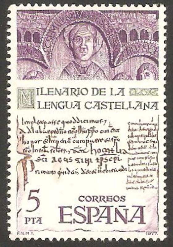 2428 - Milenario de la lengua castellana