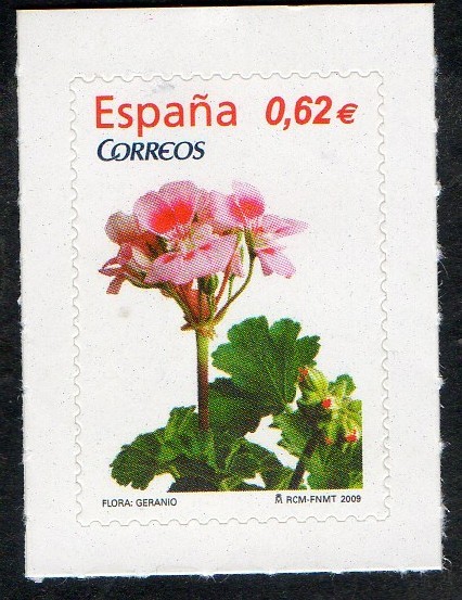 4469-Flora y fauna. Geranio. 