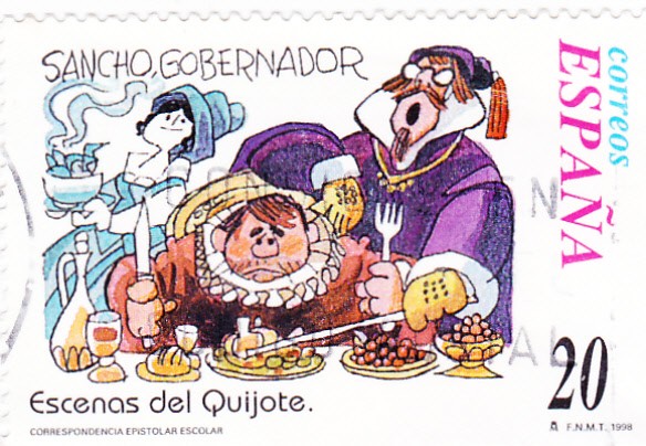 Escenas del Quijote- SANCHO GOBERNADOR                 (N)
