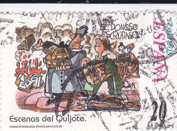 Escenas del Quijote-EL DONOSO ESCRUTINIO                  (N)