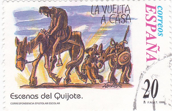 Escenas del Quijote- LA VUELTA A CASA                 (N)