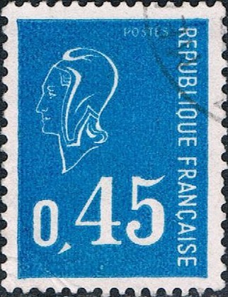 MARIANNE DE BÉQUET 1971. Y&T Nº 1663
