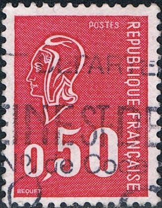 MARIANNE DE BÉQUET 1971. Y&T Nº 1664